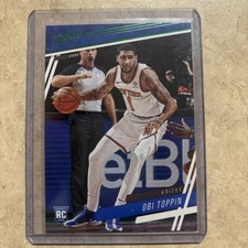 2020-21 Panini Chronicles Prestige Green Obi Toppin Rookie New York Knicks #75