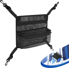 Paddleboard Deck Bag Paddle Board Surf Deck Bag 4-Hook SUP Board Storage Mesh Ba