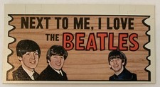 1964 Topps Beatles Plaks # 36 ( The Beatles ) Trading Card Plaks