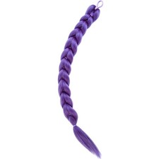24 Inch Light Purple Braiding Hair Long Braided Ponytail Extension