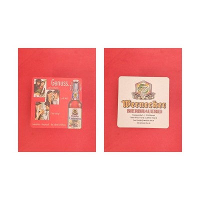 Wernecker Genuss... Brauerei Bierdeckel Beermat