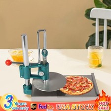 7.9 x 0.2 in Manual Dough Press Machine Pizza Dough Roller Sheeter Pastry Press