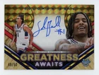 2023-24 Bowman University Best - Greatness Awaits Autographs Solomon Ball...