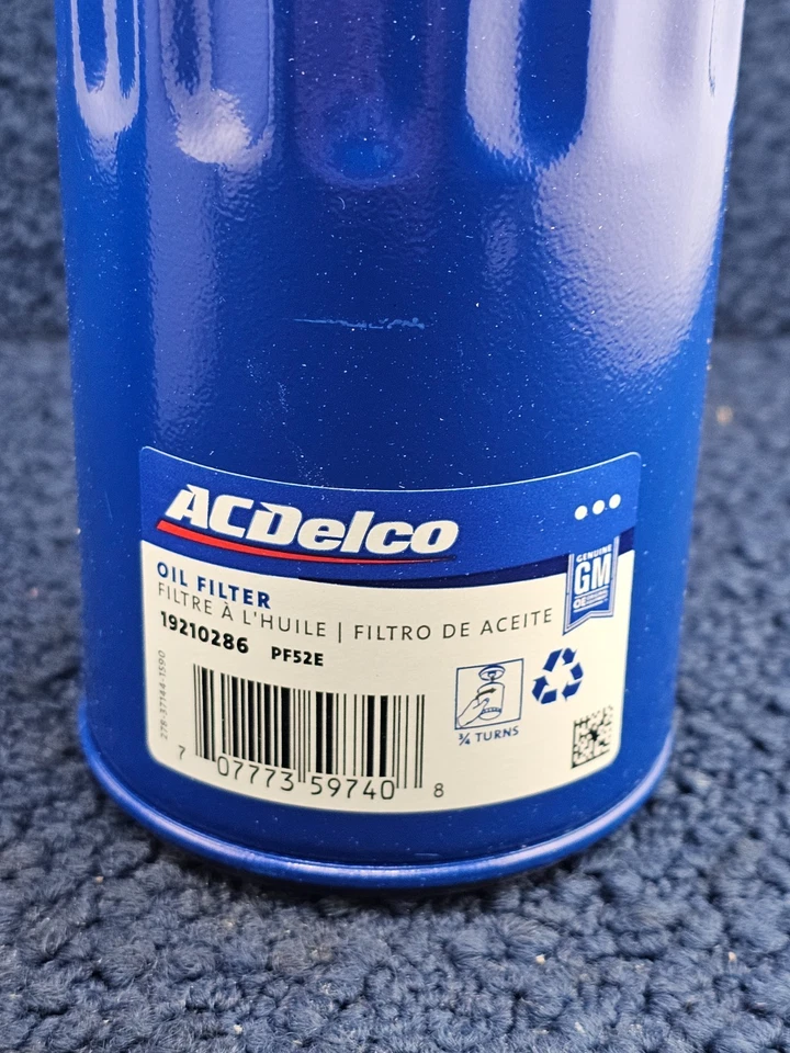 Filtro de aceite ACDelco PF52E 19210286 para Chevrolet Camaro 1981-1989 Foto 3 de 4