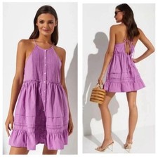 Free People Desert Days Mini Dress XS Orchid