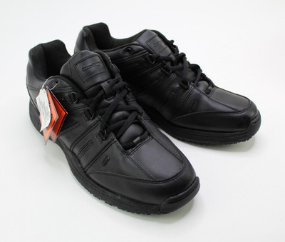 NWT Mens 15W Black Cross Trekkers Lace Work Shoes Non-Marking/Non-Slip Sneakers