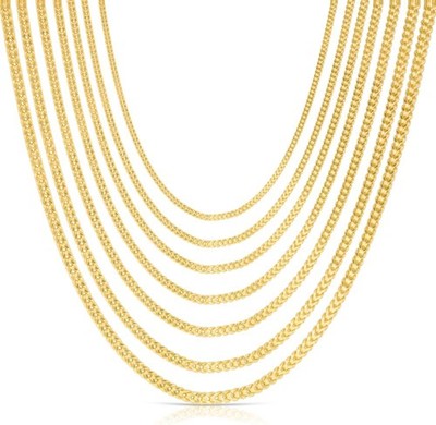 Floreo 10 Karat Gelbgold (2 mm - 7 mm) hohle Franco Kette Halskette