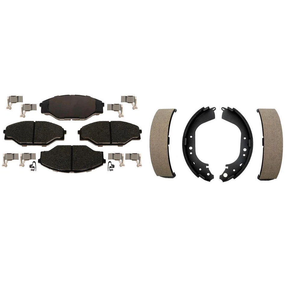 Kit pastillas de freno y zapatas de freno delanteras traseras metálicas para Toyota T100 1993-1998 Foto 4 de 4
