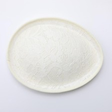 Sinamay Fascinator Basis für Mädchen – Spitzenbesatz – Brautpartyhut