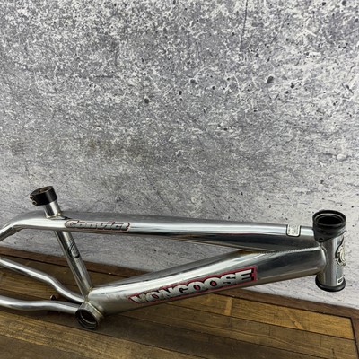 Vintage Mongoose Convict BMX Bike Frame Chrome Mid School 1990s