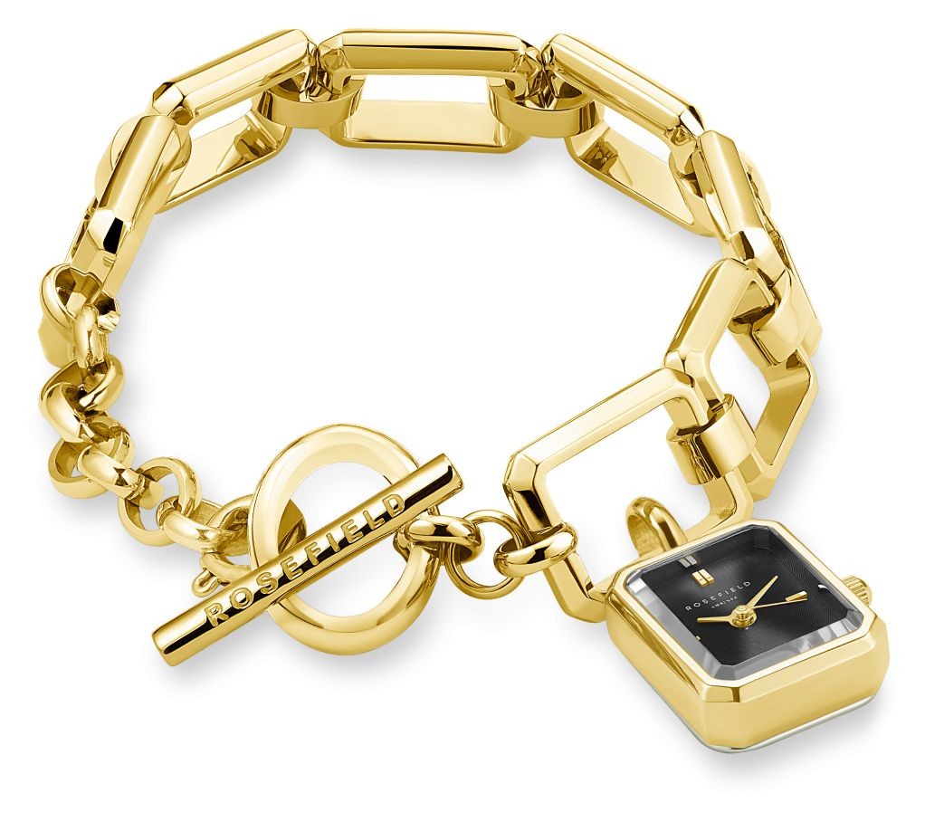 Rosefield Studio Edition - Octagon Charm Chain (15mm) Black Dial / SBGSG-O66