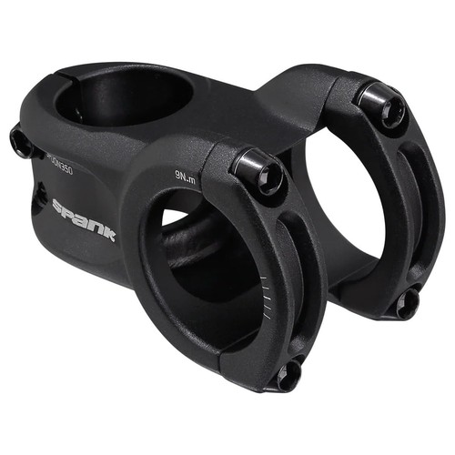 Spoon 350 Stem,Black,45mm Chamfered bar clamp, Ultra-short stack height, Bicy...