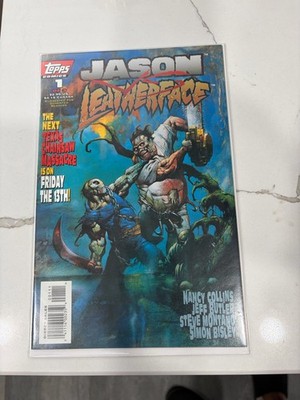 Topps Comics Jason Vs. Leatherface #1-3 1995 Vintage