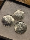 1964 Kennedy Half Dollars Lot (3) 90% Silver