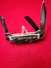 Case XX TESTED 5394 1/2 BIG CIGAR Knife Stag Handles 1920-1940 Used 