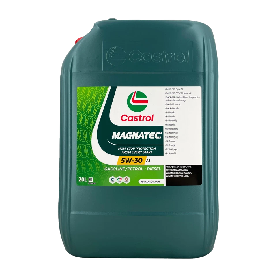 CASTROL Magnatec 5W-30 A5 Huile Moteur ACEA A5/B5, Ford WSS-M2C913-D 20 L - Photo 1/1