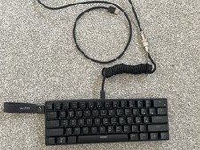 NACODEX Compact Mechanical coil Keyboard Wired USB Black QWERTY English