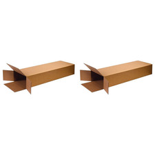 and BOX USA 18" X 6" X 45" Side Loading Moving Boxes 5-Pack Bundle, 275 /ECT-44