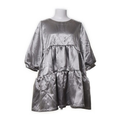 Plan B, Kleid, Größe: L, Grau, Satin, Damen #vkD
