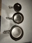 Wagner Ware Sydney-O-Cast-Iron Skillet-Set Of 3-#8,# 6 