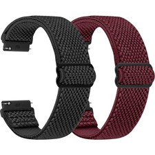 Elastisches Nylon Loop Armband 22mm - Sportliches Ersatzarmband