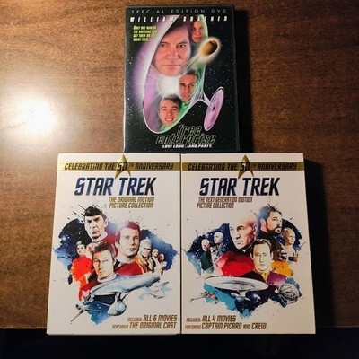 Star Trek DVD bundle, Free Enterprise, 2 50th Anniversary of original/Next Gen 