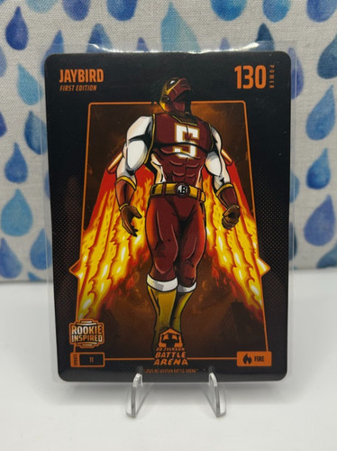 Jaybird `Jayden Daniels` Bo Jackson Battle Arena Update Base Fire #11 Rookie