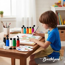 Premium Acrylfarben-Set für Kinder. 12 Farbe...