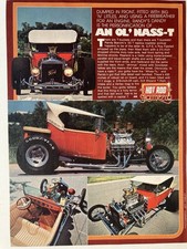 1978 Hot Rod Gallery An Ol' Nass T Print Ad Randy Bianchi 1923 Ford Model T
