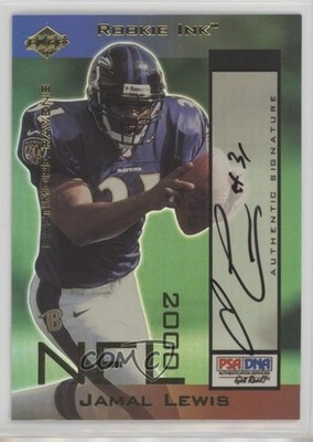2000 Collector's Edge Odyssey Rookie Ink 90/540 Jamal Lewis #JL Auto 0z4u