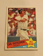 2020 Topps 35th Anniversary 1985 SP Carl Yastrzemski Boston Red Sox 