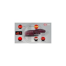 Paar Scheinwerfer Rückleuchten Bremsleuchten LED Smoke für Audi A3 8P 2011 031