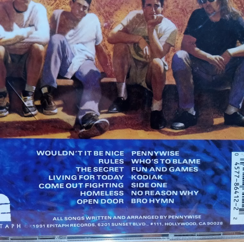 Pennywise - AUTOTITULADO - CD - 1991 Punk - Imagen 3 de 5