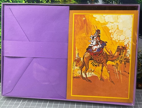 California Artists Christmas Cards Vintage Joel Barbie 20 Cards Nativity? 6x4.5"