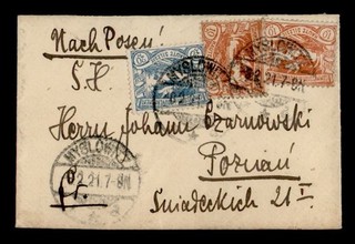 DR WHO 1921 POLAND UPPER SILESIA MYSLOWITZ R98217