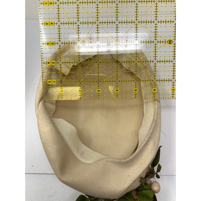 Vintage Ivory Felt Hat Faux Berry Leaf Trim Womens Mid  display picture 3