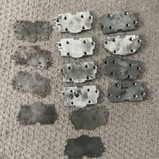 14 - Piece Lot Holley Secondary Metering Plates Various Models Stamps
