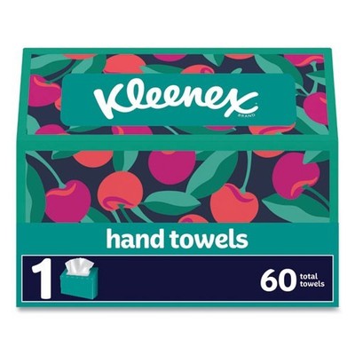Kleenex Everyday Hand Towels, 1-Ply, 8 x 9.1, White, 60 Towels/Box