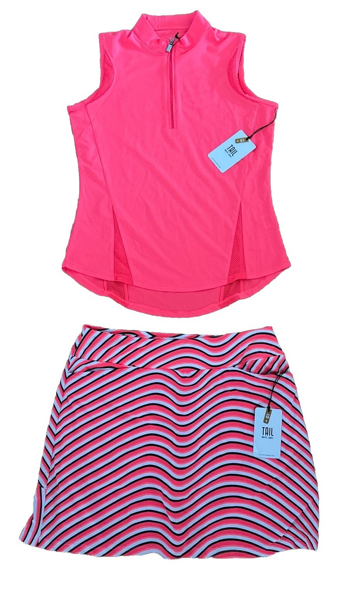RTLS $TAIL /LADY HAGEN SET WOMENS COLORFUL GOLF SET TOP XS SKORT S