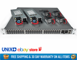 Arista-DCS-7050T-64-Switch-48x-10G-SFP-4x-40G-QSFP-Ports-Front-to-Rear-Airflow