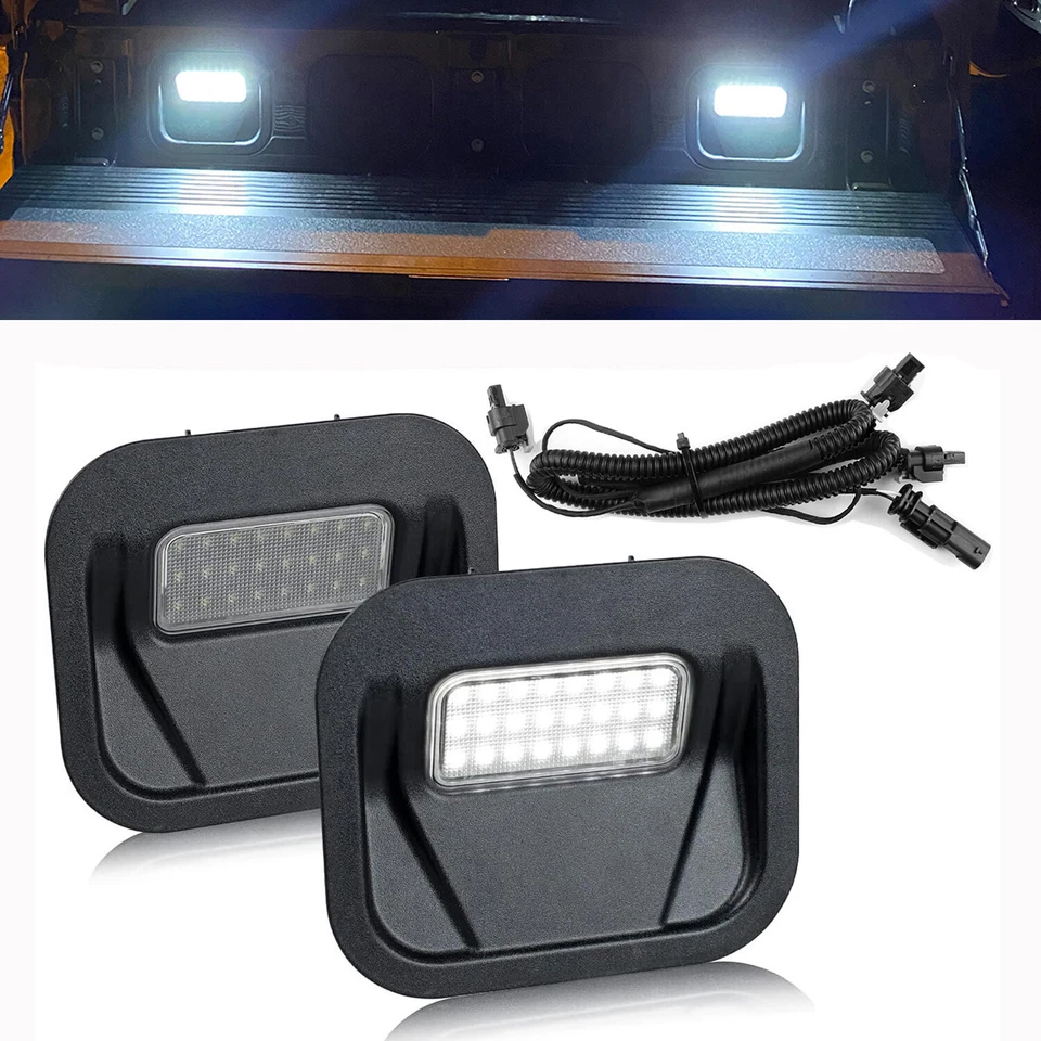 4x Kit de luces de paso para puerta trasera GMC Sierra 2019-2025 genuinas GM MultiPro 84347814 Foto 3 de 4