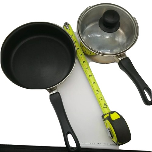 3 Pcs TRAMONTINA INOX 18/10 BRASIL Stainless Steel Cookware Induction