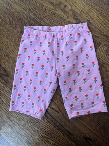 NWOT HANNA ANDERSSON BIKE SHORTS PINK TULIP FLORAL PRINT SIZE 150 12 - Picture 2 of 3