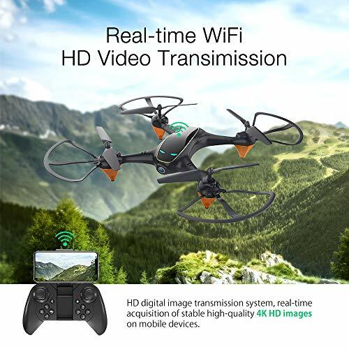 EACHINE E38, Drohnen mit Kamera für Erwachsene lange Flugzeit, WiFi FPV Quadrocopter - Bild 4 von 5