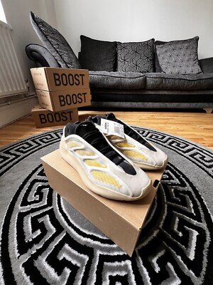 yeezy 700 v3 safflower on feet