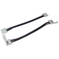 5X 100Cm Rgbw Led Clip Verbinder Mit Kabel FüR 10Mm Rgbw Led Streifen 15X5Mm