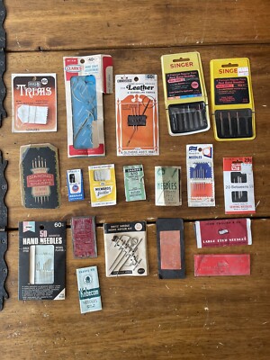 Vintage Antique Sewing Darning Needles Sharps BOYE Pratt Farmer English England