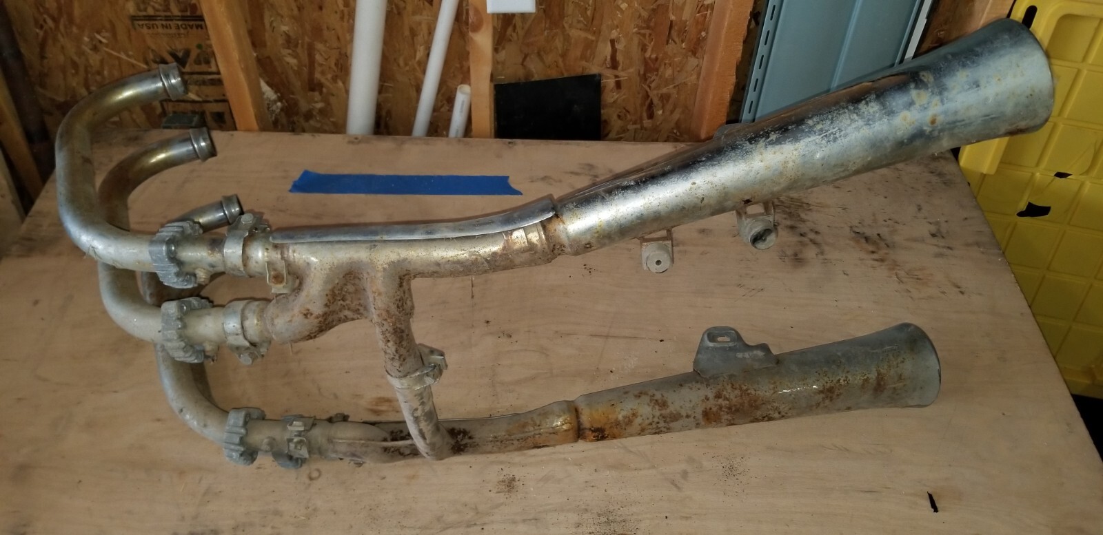 82 Yamaha XJ650 Maxim Complete Exhaust System eBay