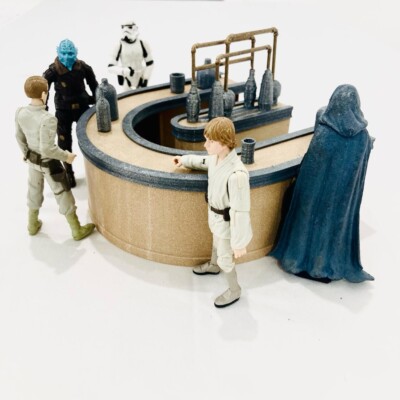Custom Cantina Bar (Small) for 6 inch Black Series (1:12) Scale Action Figure