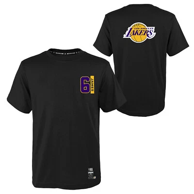 NBA T-Shirt Los Angeles Lakers Lebron James L.A. Lion toss Basketball Tee Shirt - Bild 1 von 3
